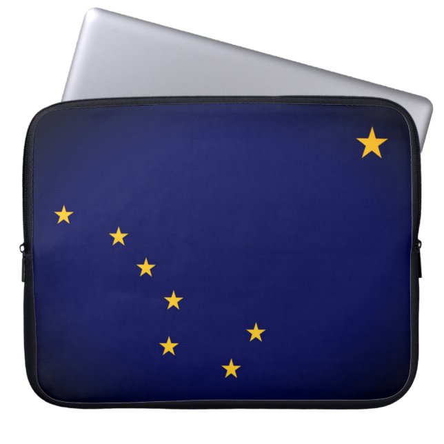 Alaska Flag Laptop Sleeve (Front)