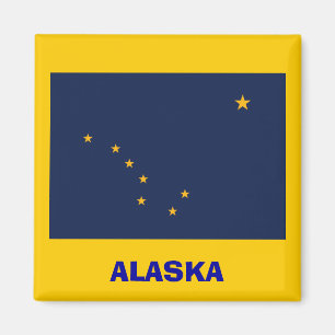 Alaska* Flag Magnet / Alaska Sjunker Magneten