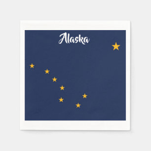 Alaska Flag Napkins