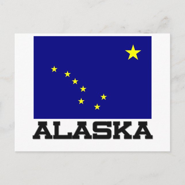 Alaska Flag Postcard (Front)