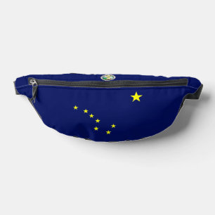 Alaska flag-Seal Bum Bags