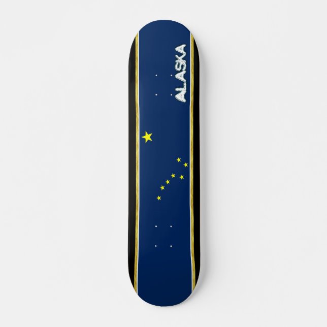 Alaska flag skateboard (Front)