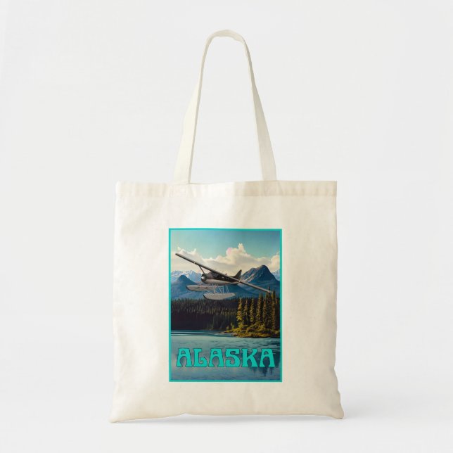 Alaska float plane tote bag (Front)