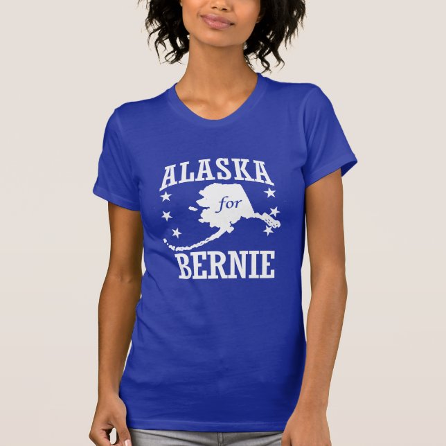 ALASKA FOR BERNIE SANDERS T-Shirt (Front)