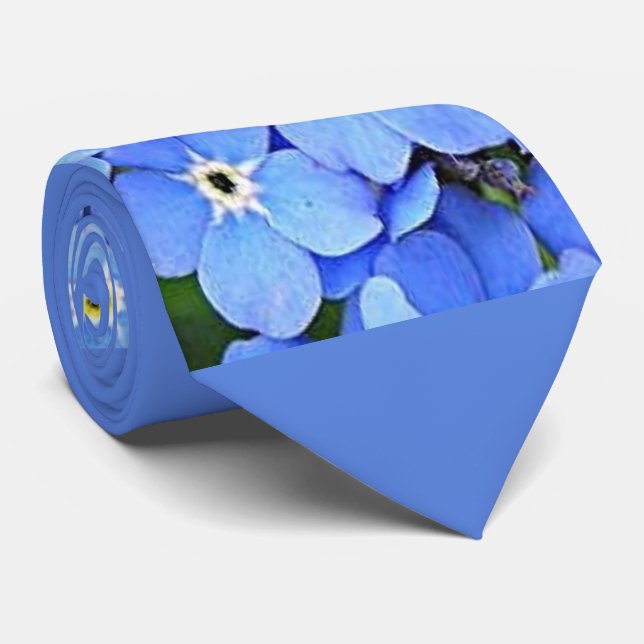 Alaska Forget-Me-Not Tie (Rolled)