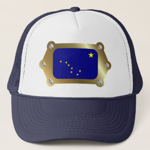 Alaska framed Flag Hat