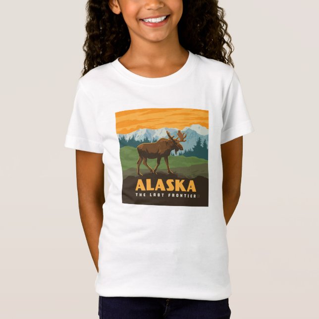 Alaska | Frontier Moose T-Shirt (Front)