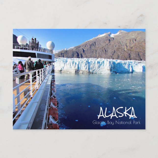 Alaska Glacier Bay National Park Postcard (Front)