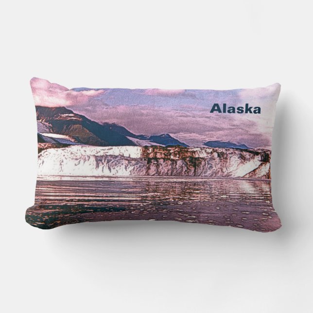 Alaska Glacier Lumbar Cushion (Front)