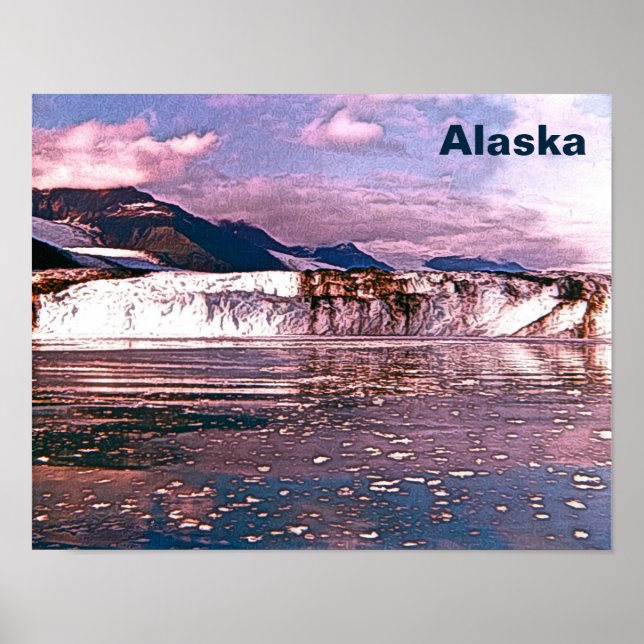 Alaska Glacier Poster (Front)
