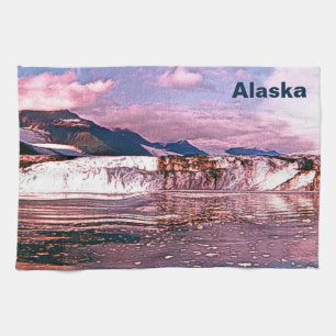 Alaska Glacier Tea Towel