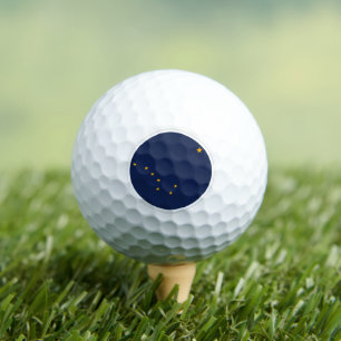 Alaska Golf Balls, state Flag / Patriots Balls