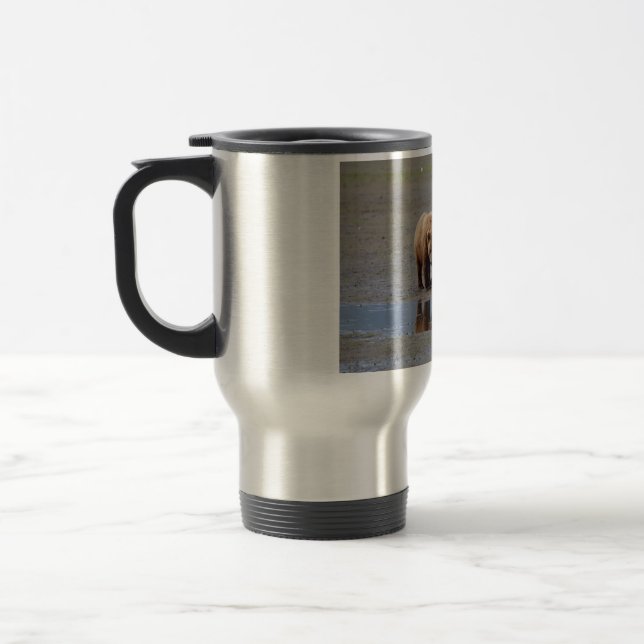 Alaska - Grizzly 8 Travel Mug (Left)