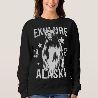Alaska Grizzly Bear Sweatshirt