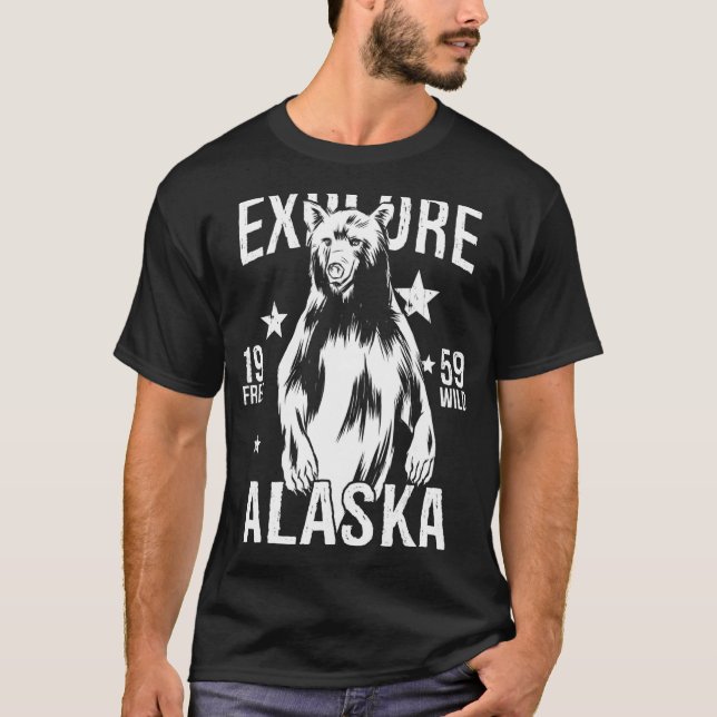 Alaska Grizzly Bear T-Shirt (Front)