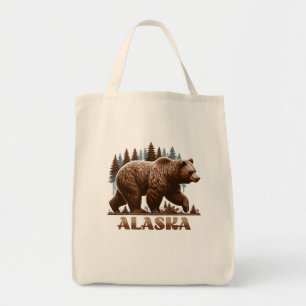 Alaska Grizzly Bear Tote Bag