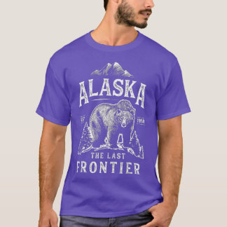 Alaska  he Last Frontier Bear Home Men Women Gifts T-Shirt
