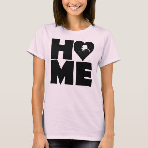 Alaska Home Heart State Tees T-Shirt