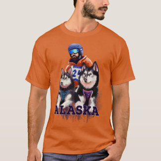 Alaska Home to Mushers and Huskies TShirt