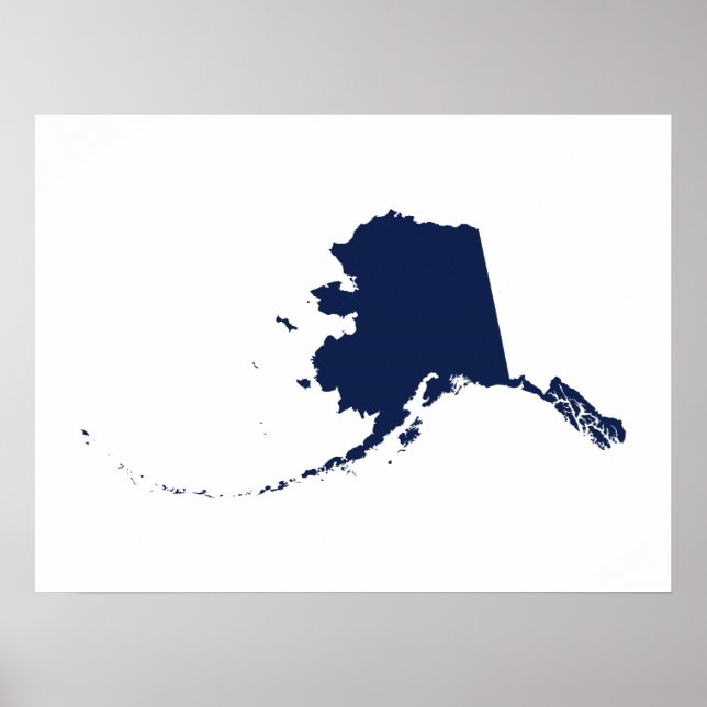 Alaska in Blue Poster (Front)