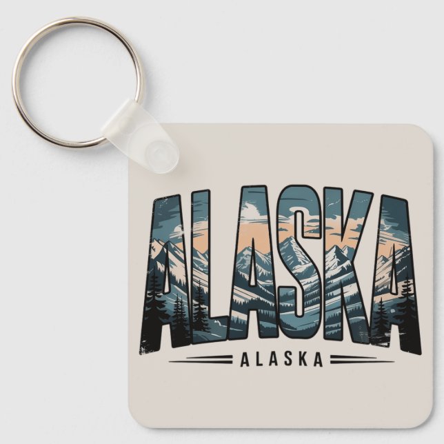 Alaska  key ring (Front)
