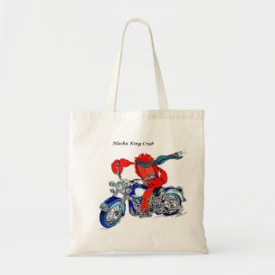 Alaska King Crab & Motorcycle Shopping Bag