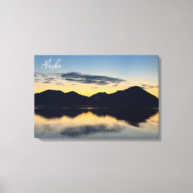 Alaska - Land of the Midnight Sun Canvas Print (Front)