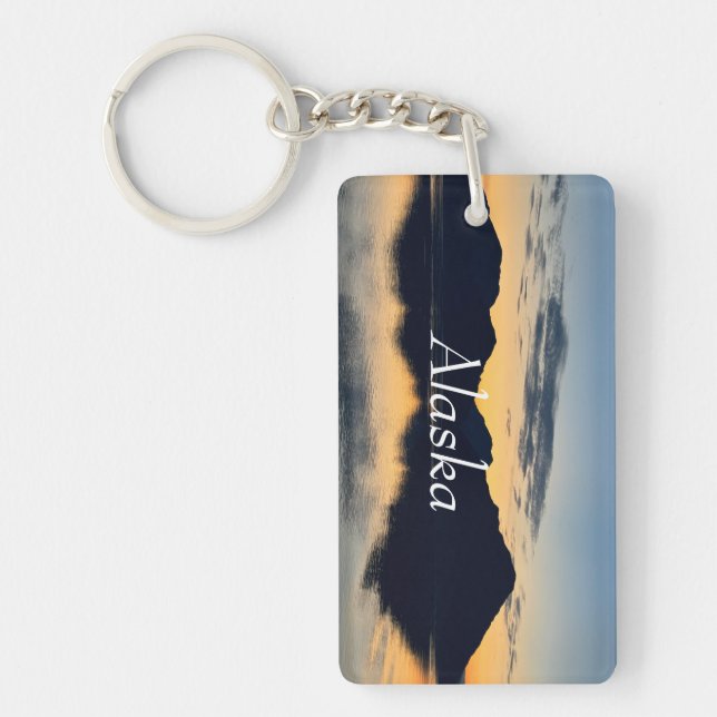 Alaska - Land of the Midnight Sun Key Ring (Front)