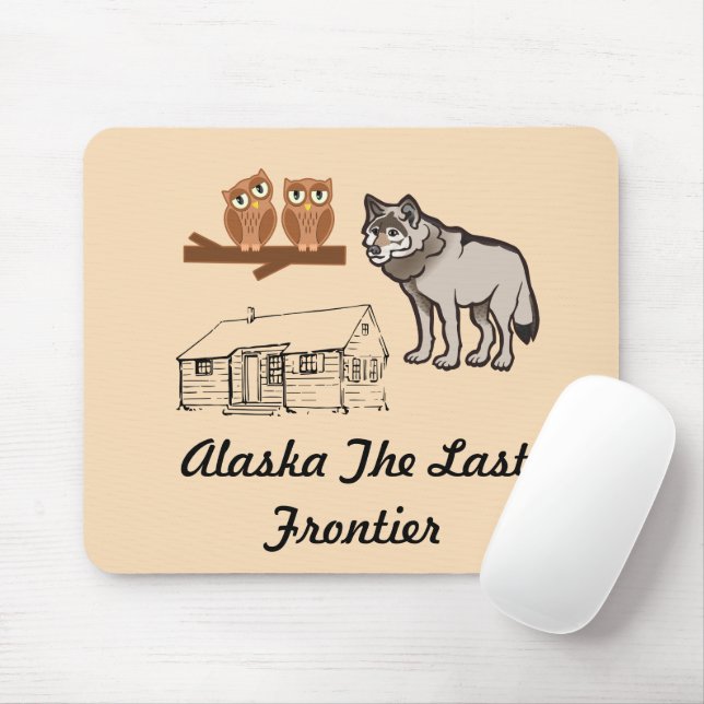Alaska Last Frontier Mouse Pad (With Mouse)