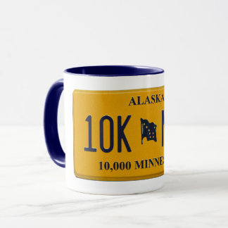 Alaska License Plate mug