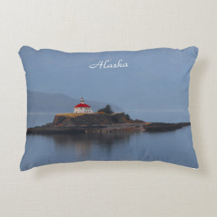 Alaska, Lighthouse, Photography, Pillow