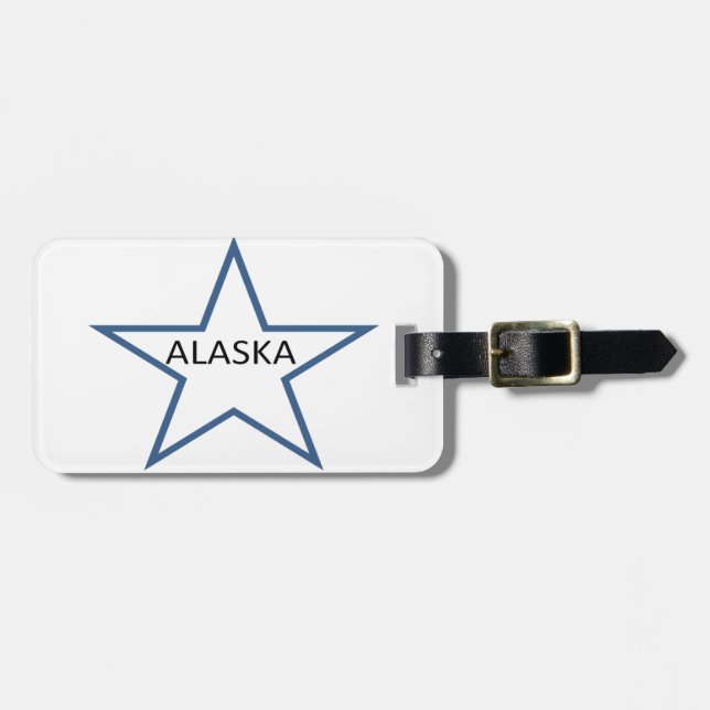 Alaska Luggage Tag (Front Horizontal)