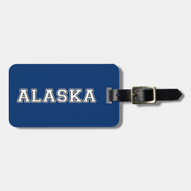 Alaska Luggage Tag (Front Horizontal)
