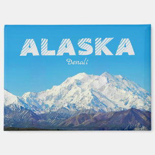 Alaska Magnet Souvenir Gift Denali Mountain