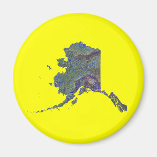 Alaska Map Magnet
