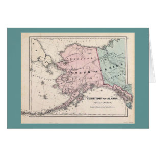 Alaska Map/Sourdough card