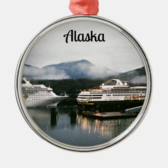 Alaska! Metal Tree Decoration (Front)