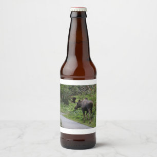 Alaska - Moose Beer Bottle Label