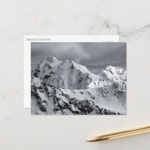 Alaska Mountain Range Seward Postcard