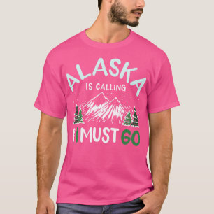 Alaska Mountains Hiking Travel T-Shirt