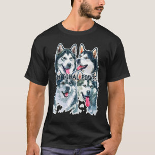 Alaska Mushing for Dog Sled Rider Malamut Siberian T-Shirt