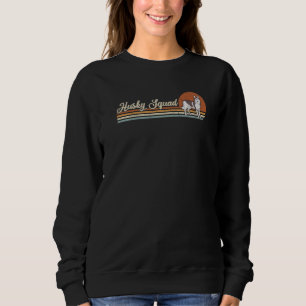 alaska mushing Husky Squad dog sled rider sledding Sweatshirt