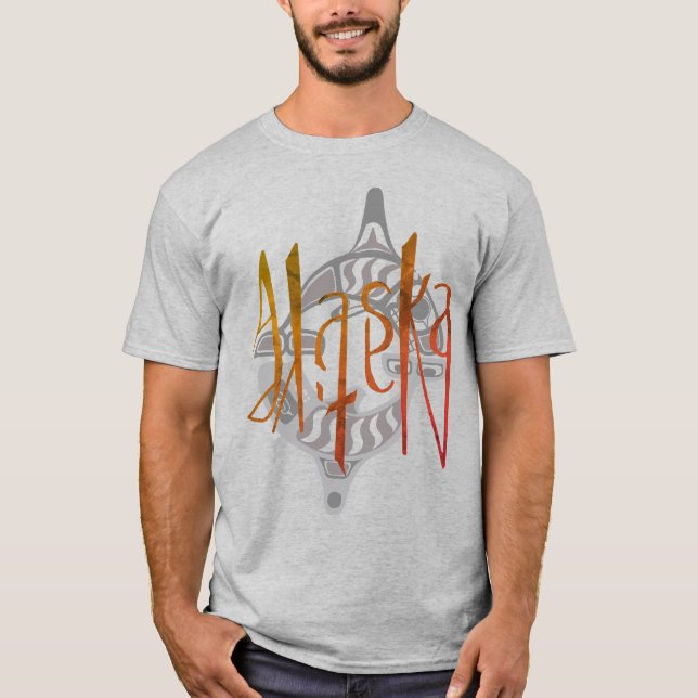 Alaska Native Ambigram T-Shirt (Front)