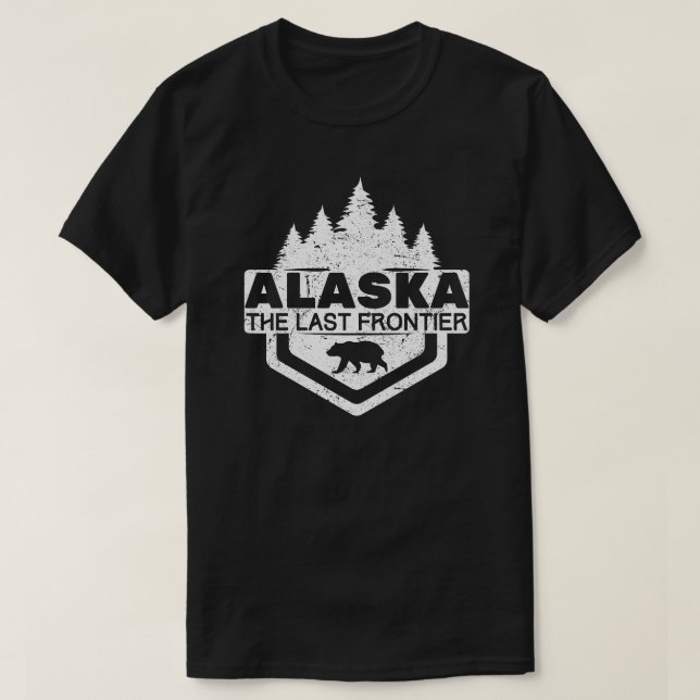 Alaska nickname "The Last Frontier" T-Shirt (Design Front)
