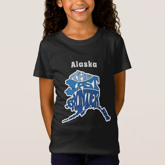 Alaska Nickname Word Art T-Shirt (Front)