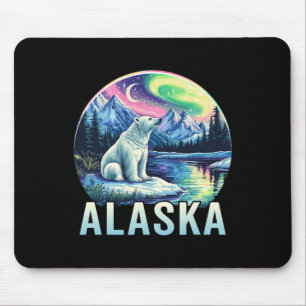 Alaska Northern Lights Aurora Viewing Vacation Ala Mouse Pad