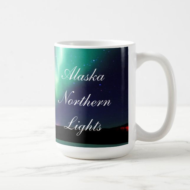 ALASKA NORTHERN LIGHTS COFFEE MUG (Right)