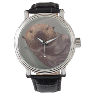 Alaska Otter Photo Designed Elegant Watch