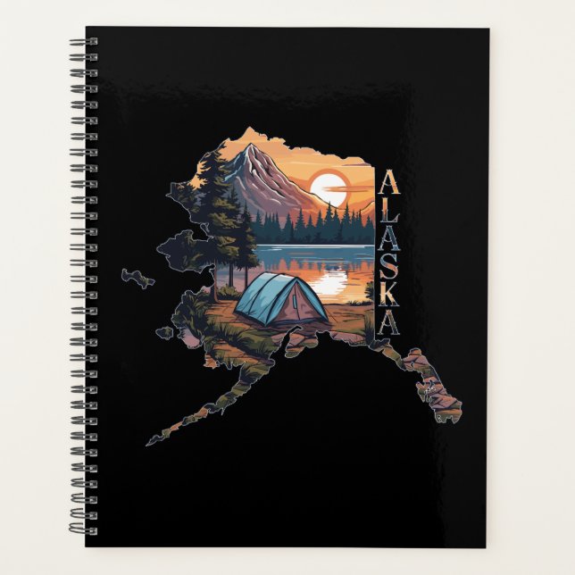 Alaska Outline Camping Planner (Front)