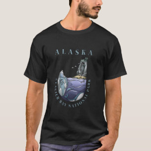 Alaska Pacific Ocean Sea Creatures Glacier Bay Nat T-Shirt